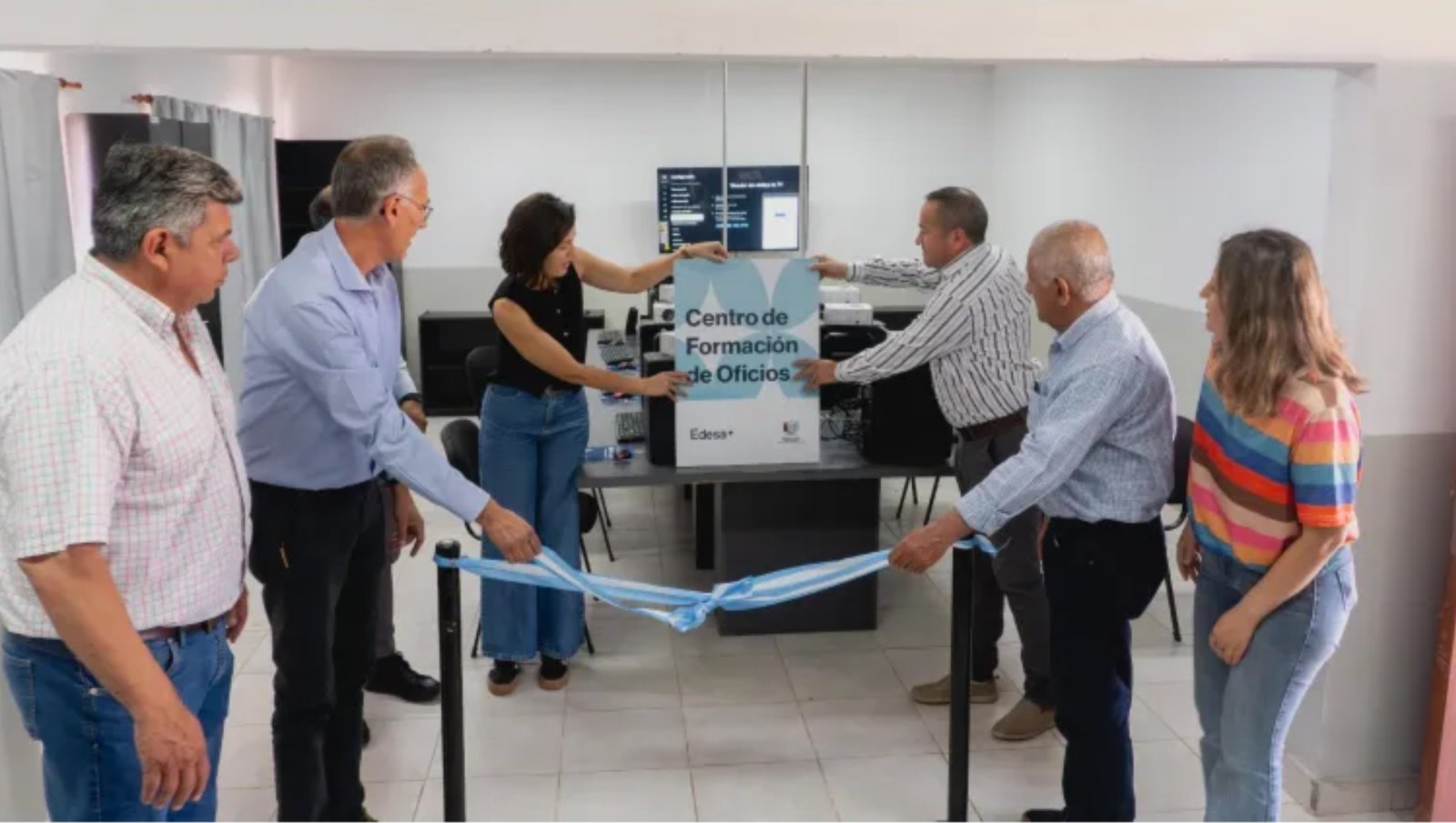EDESA inauguró Centro de Formación de Oficios en Joaquín V. González