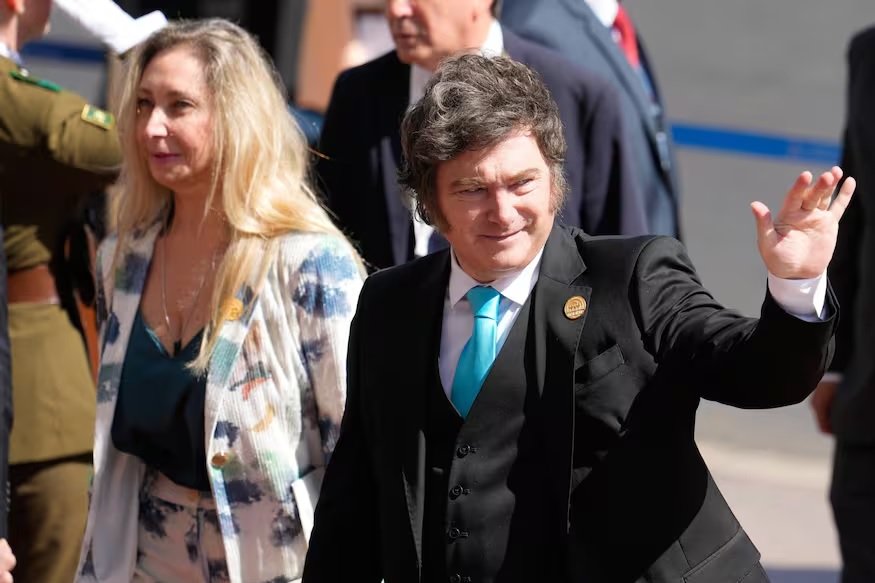 Milei llegó a Madrid para participar de un foro ultraliberal de criptomonedas